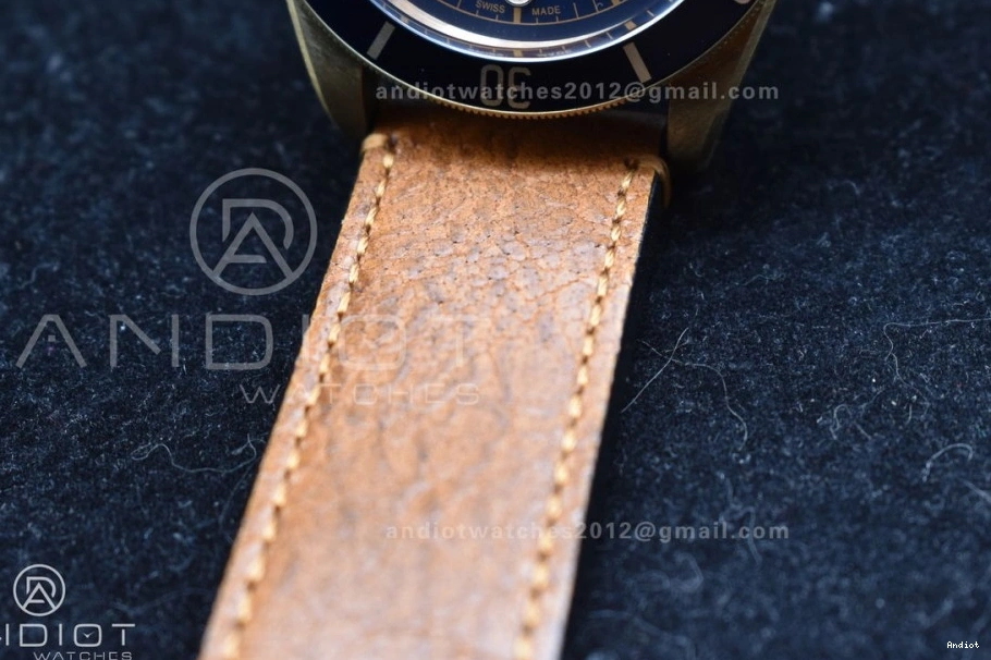 Strap) V3 XF on (Free Edition Leather Bronze Heritage Nato Bay 1:1 A2824 Best Black Aged Brown Strap Blue 0122